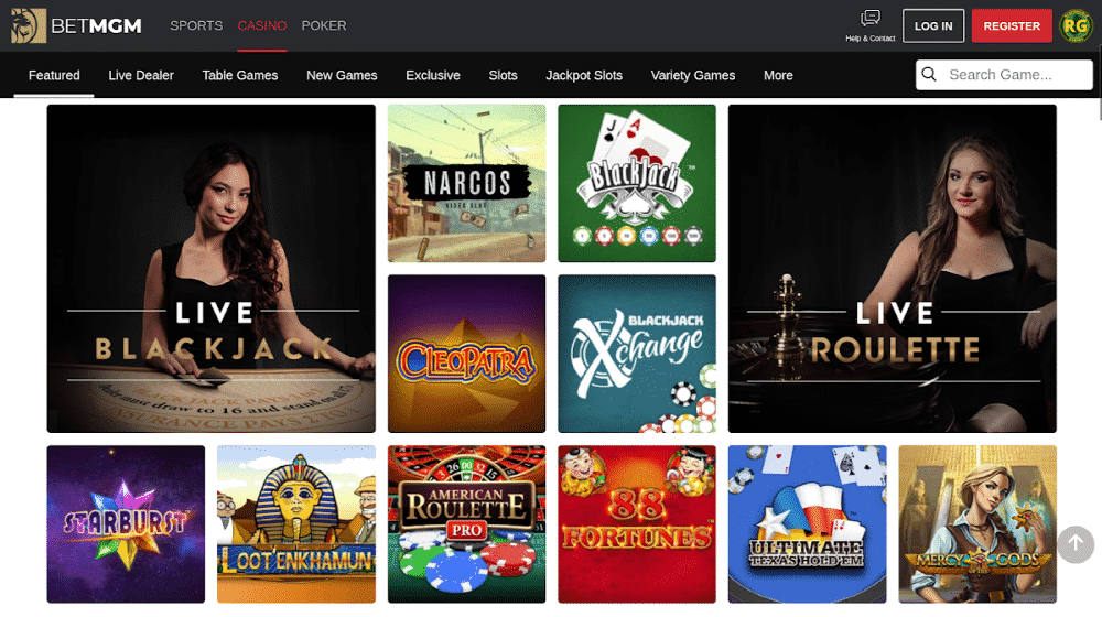 BetMGM-online-casino-table games-hoopcasino review