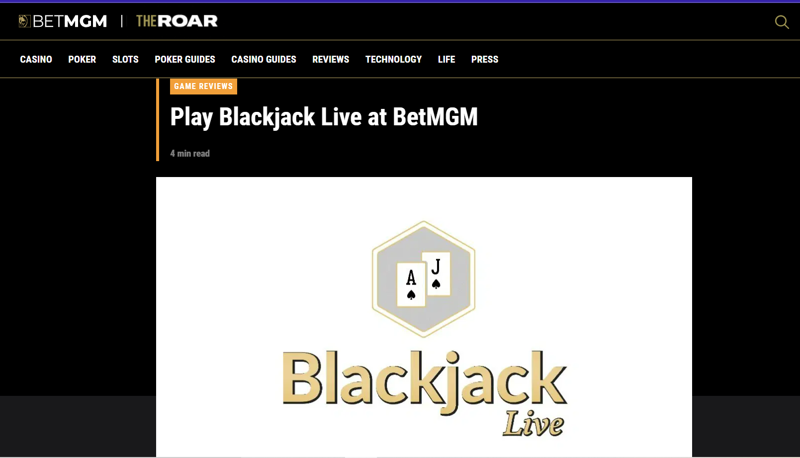 mgm backjack