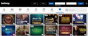 betway table games 