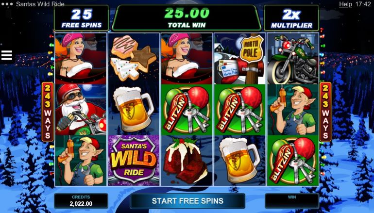 Holiday-themed slots