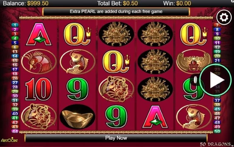 50 Dragons casino slots