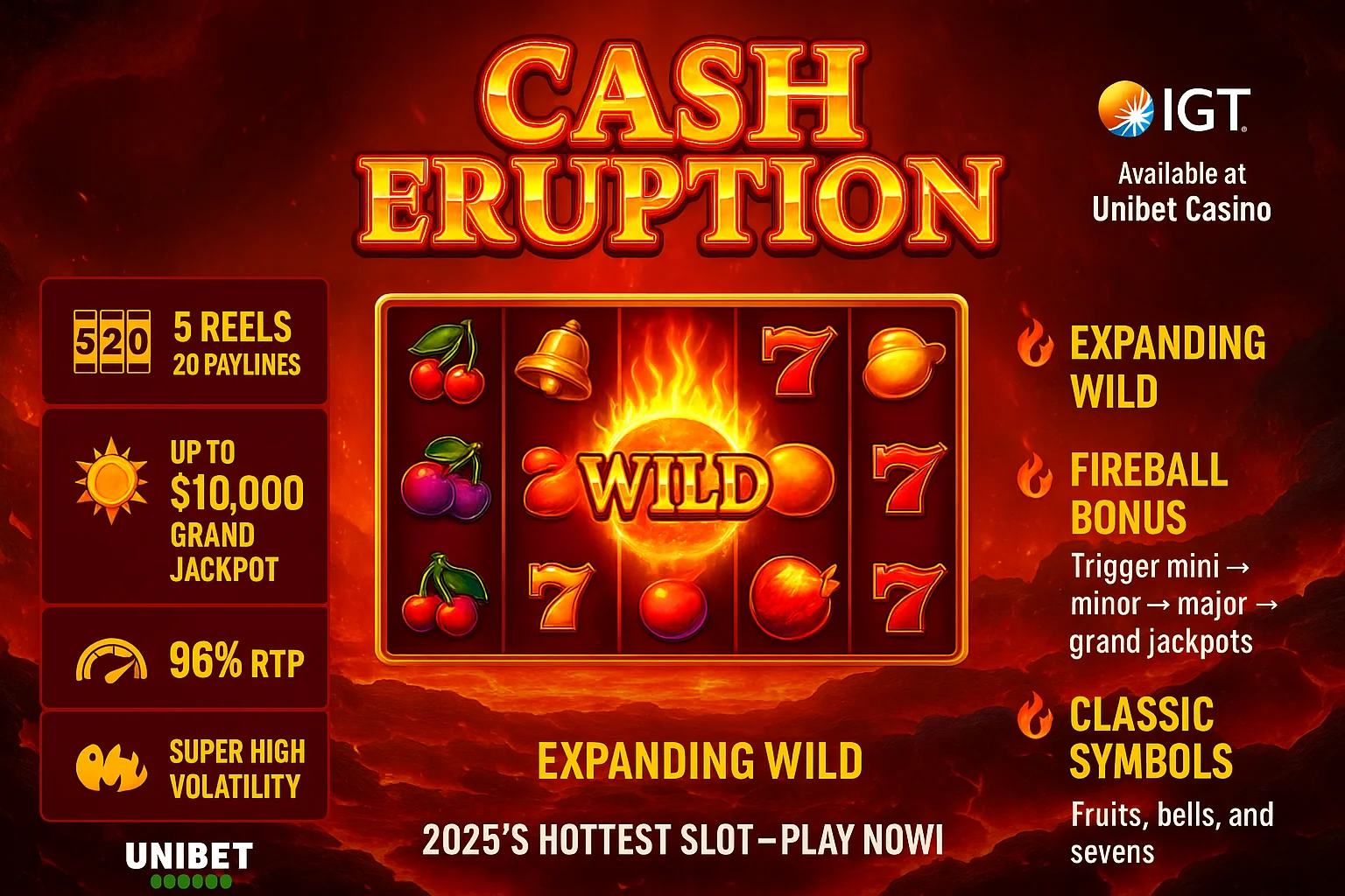 Cash Eruption IGT
