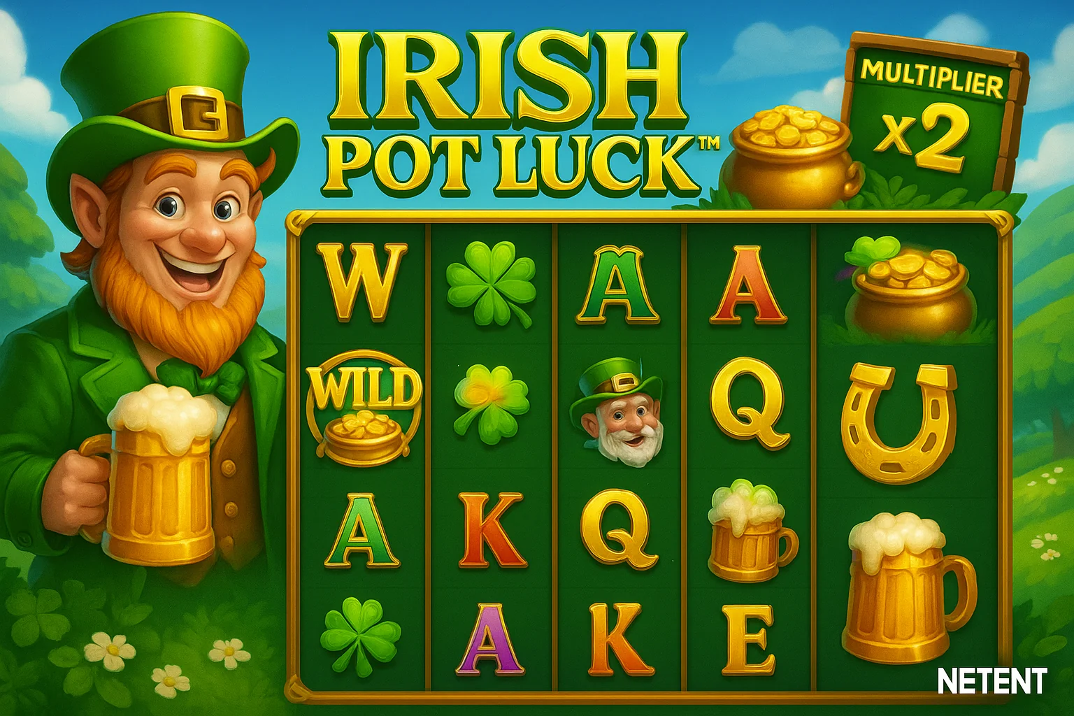 Irish Pot Luck NetEnt