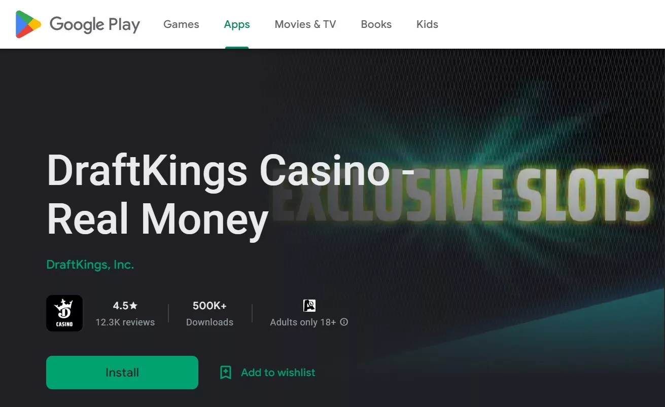 draftkings casino app for android