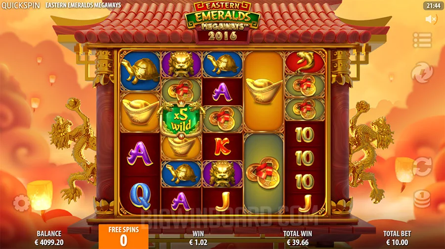 Eastern Emeralds Megaways  Slots Review 